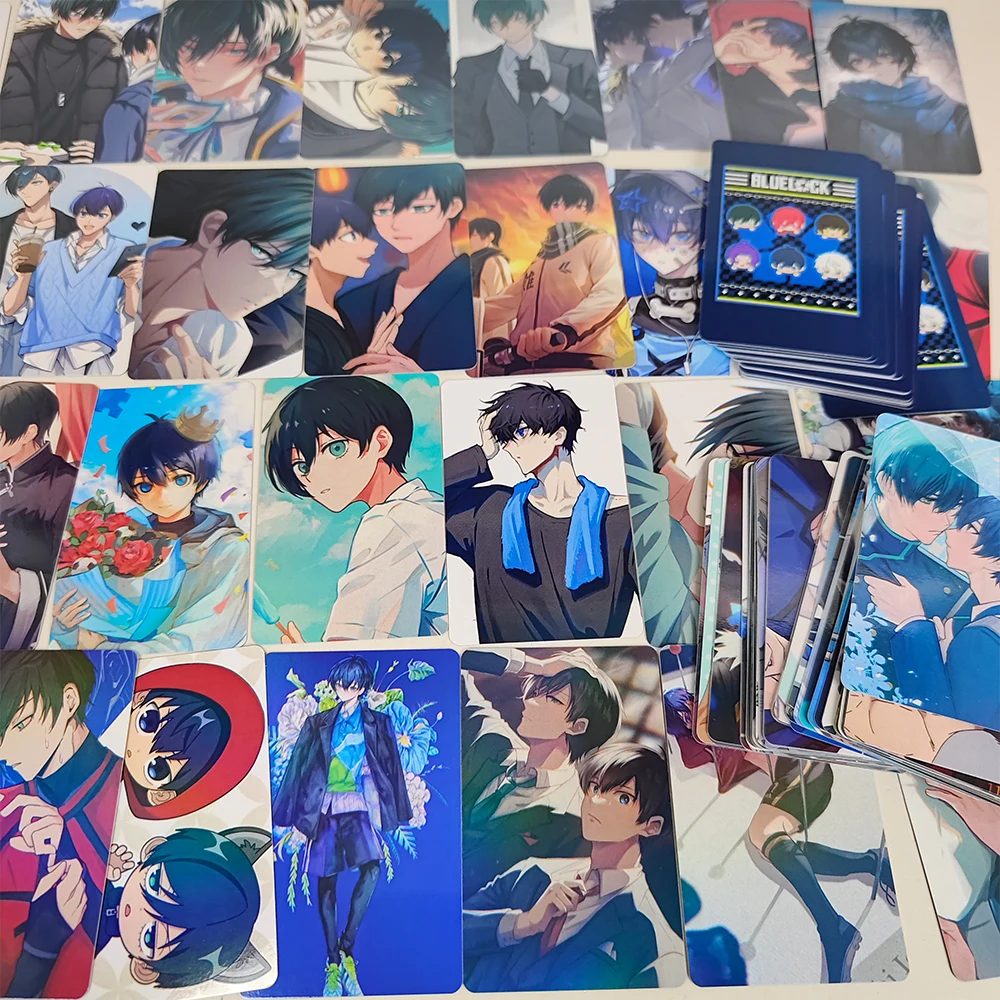 Blue Lock : Isagi Yoichi & Itoshi Rin Manga Lomo Card Album Comic Characters Photocard Fans Collection Cards 100 Pc/set