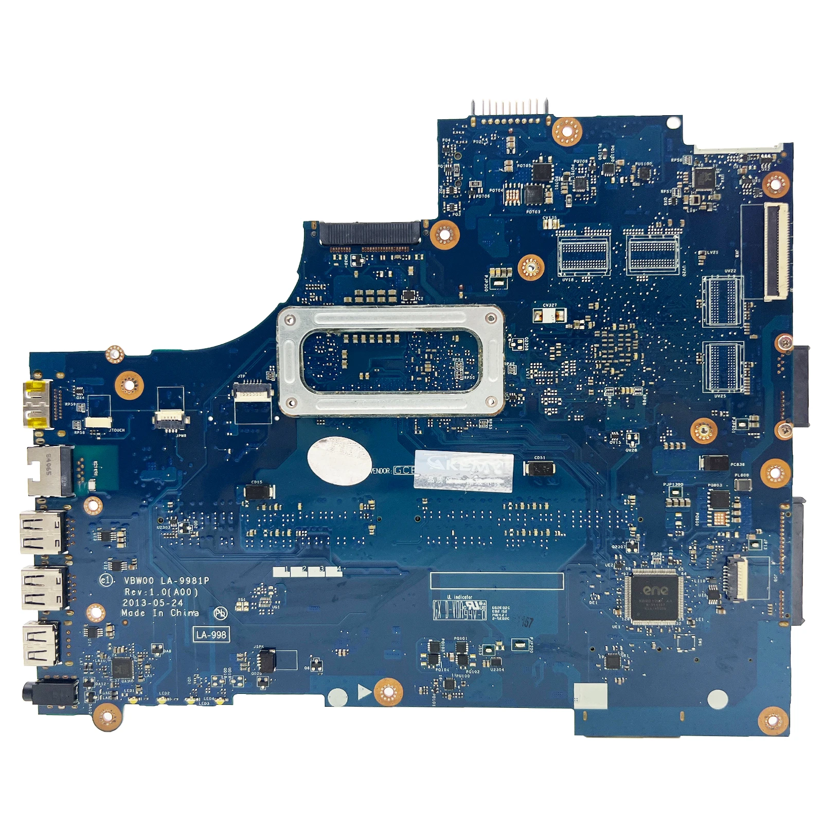 Laptop Mainboard For DELL Inspiron 5537 3537 15R LA-9981P CPU i7-4500U Notebook Motherboard Full Test