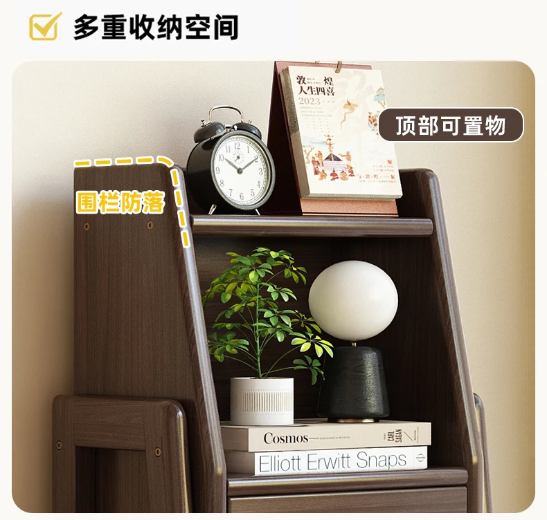 Small bookshelf household shelf floor-to-ceiling bookcase simple living room wall locker TV side cabinet