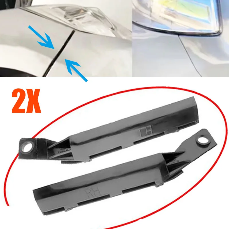 

1 пара кронштейнов бампера для Nissan Tiida, фиксатор, держатель, передняя сторона L & R 62224-ED50A 62225-ED50A