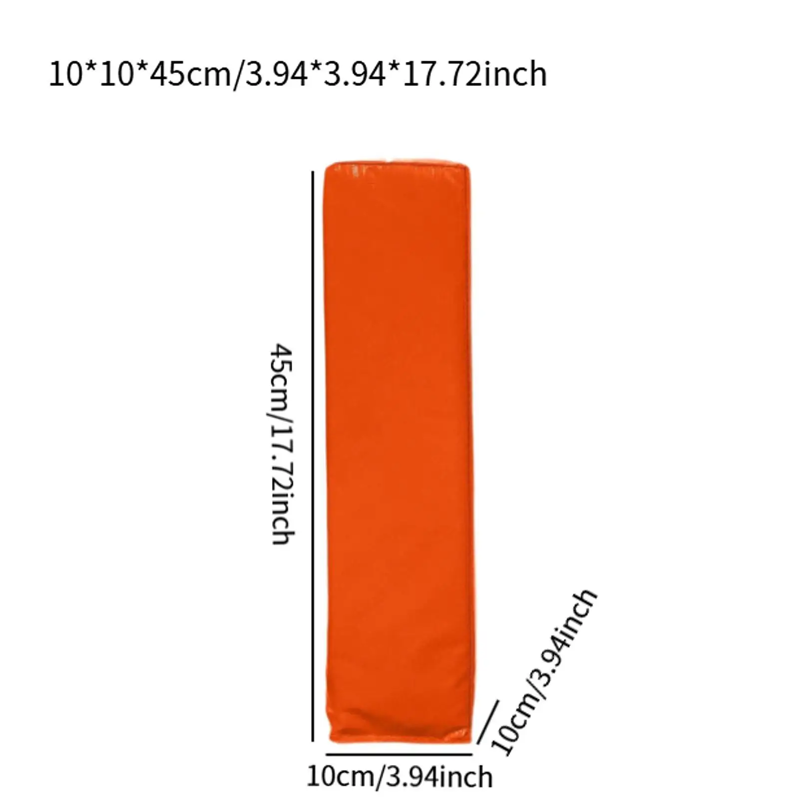 Football End Zone Pylon Yard Marker Weighted Base tanpa jangkar perlengkapan lapangan sepak bola olahraga sepak bola luar ruangan lapangan bermain Pylon