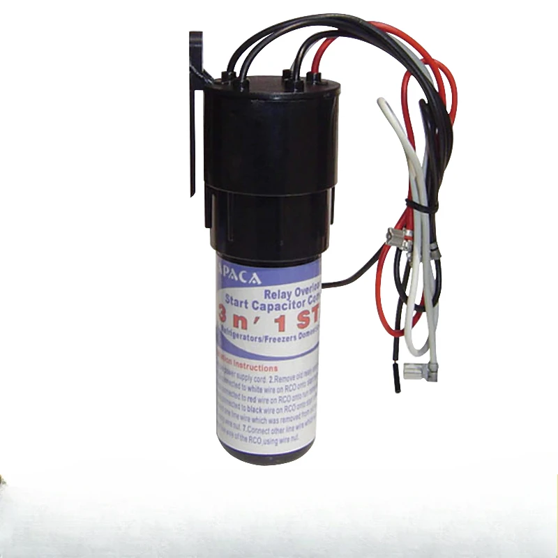 

Universal RCO410 RCO810 RCO210 RCO610 RCO420 Refrigerator 3-in-1 Hard Start Kit Relay Capacitor For RC100 AP4503019 2P