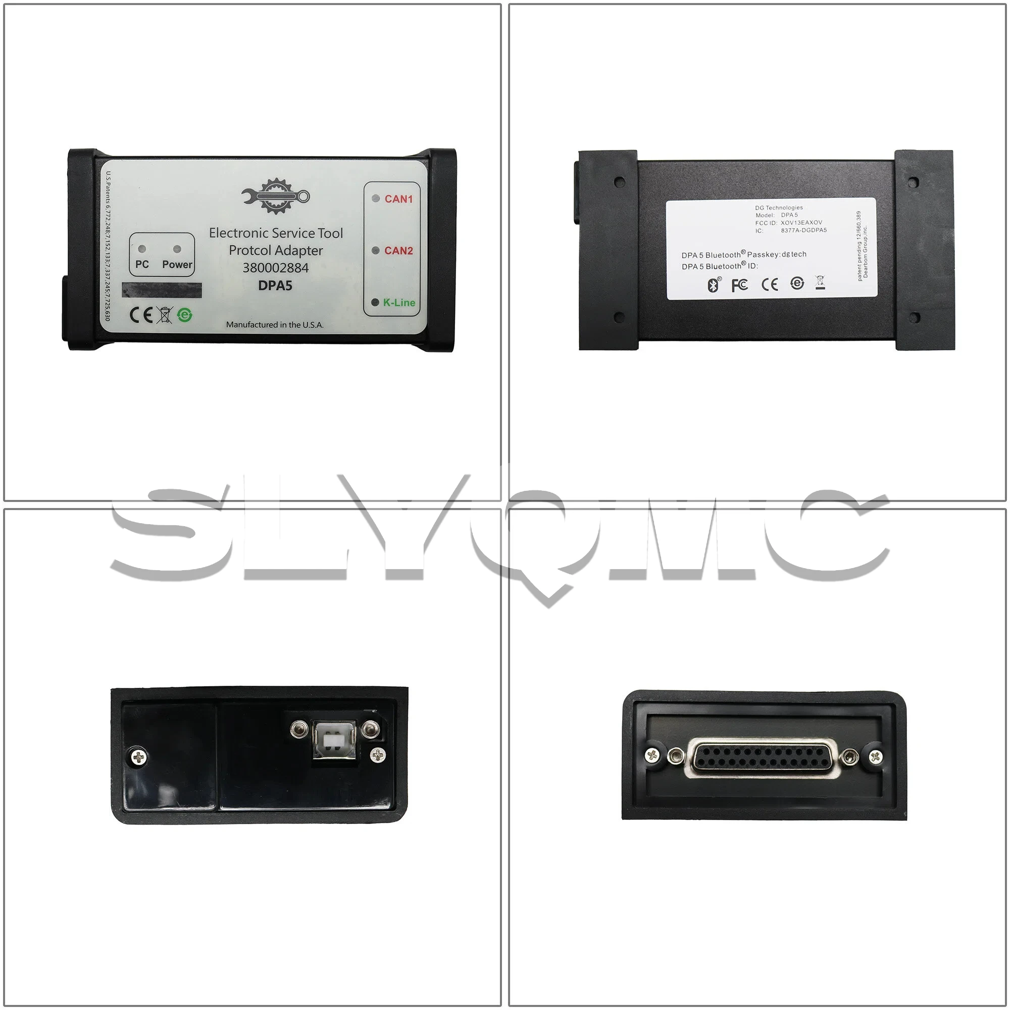 380002884 For CNH Diagnostic Kit DPA5 Case Holland Electronic Service Tool V8.6