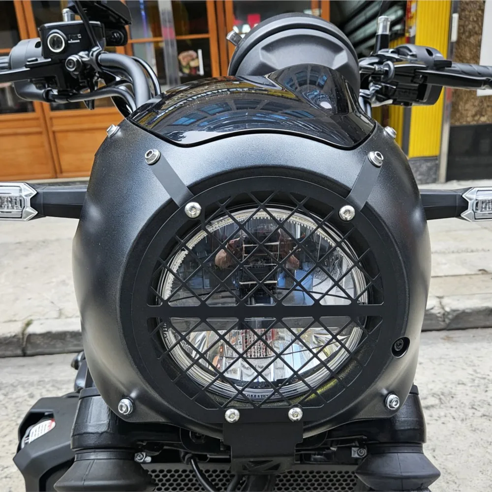 

Motorcycle Headlamp Headlight Guard Protector Grill Cover For Kawasaki Eliminator 500 SE 2024 2025 2026 Head light Guard Access