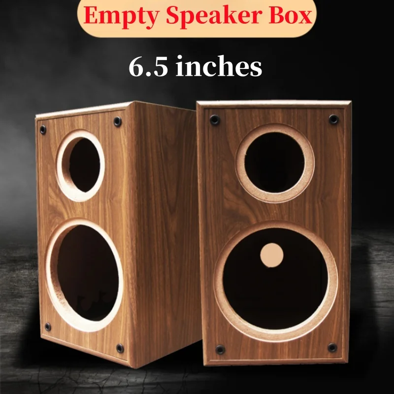 

6.5-inch 146/168mm Speaker Empty Box ,Woofer Tweeter Hole Two-way Sound Box, 1 Piece Speaker Housing ,DIY Full-range Speaker Box