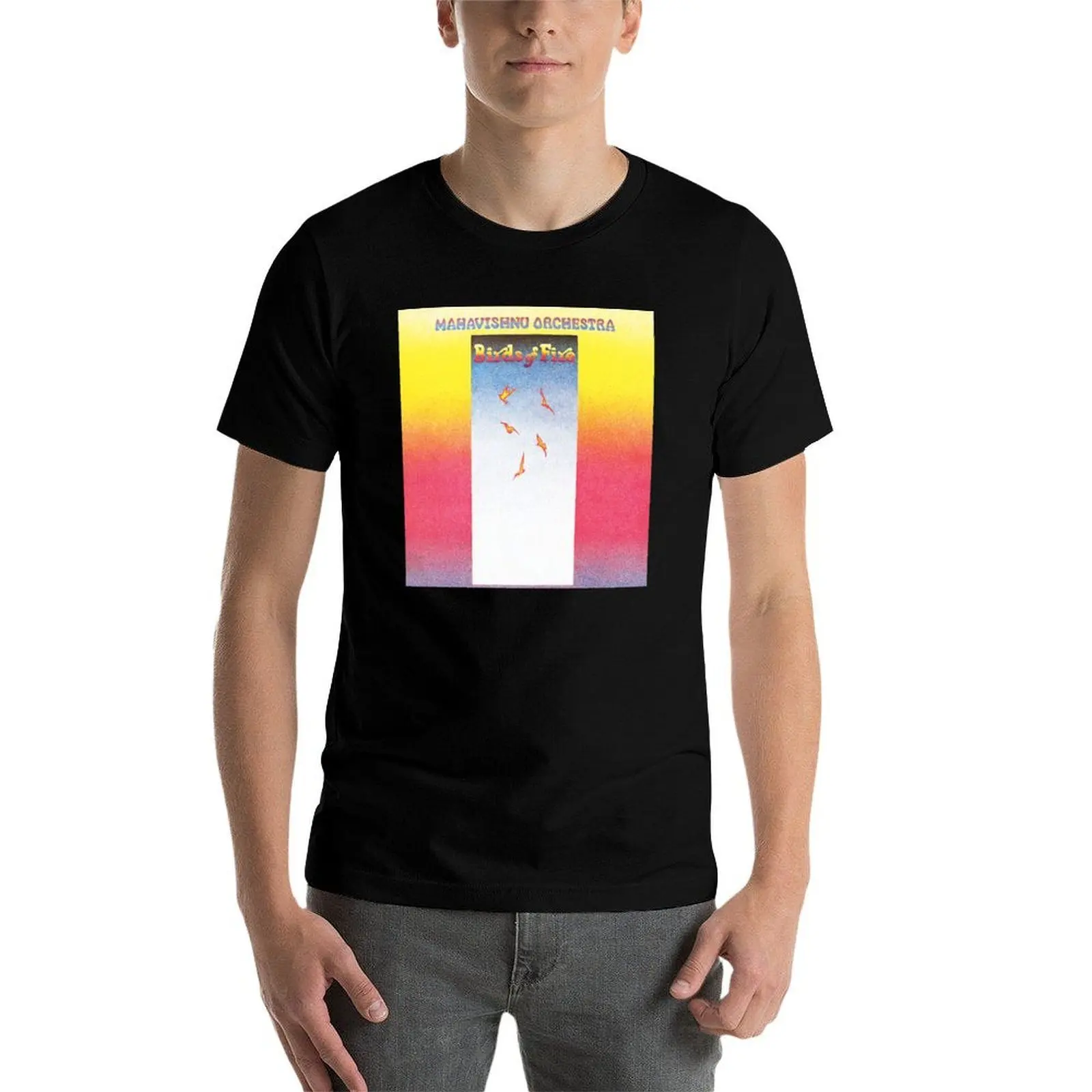 

Mahavishnu Orchestra Birds Of Fire Album Cover T-Shirt cotton t shirt man man t shirt cotton high quality T-Shirt