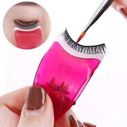 False Eyelash Assistant Portable Eyelash Applicator Clip Plastic Makeup Tool Clip Professional Eyelash Makeup Accessories Tool