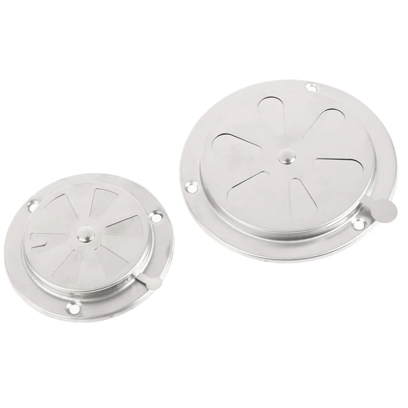 95/125 mm verstellbares Lüftungsgitter, runde Kanalisierung, Lüftungsgitter, Abdeckung, Edelstahl, BBQ-Grill, Raucher, Abluft, Herd