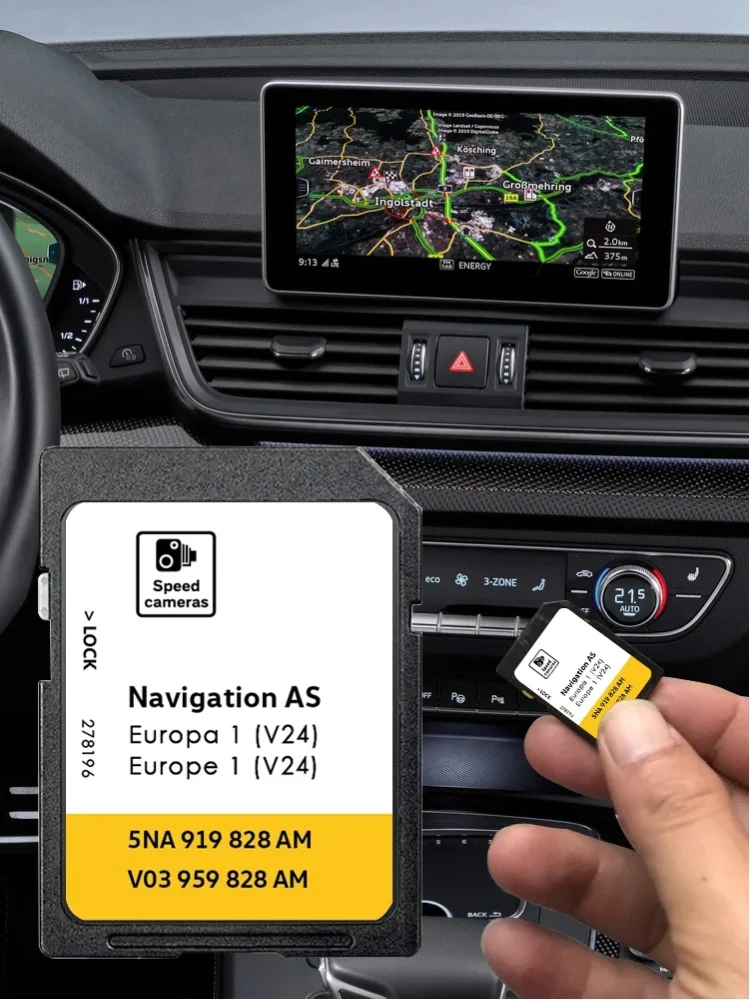 Discover Media MIB2 AS V24 für VW Golf Jetta Passat Polo Fahrzeug SD-Karten-Navigations-Update 2026 Europa-Karte Navi SD-Karte 5NA919828AM