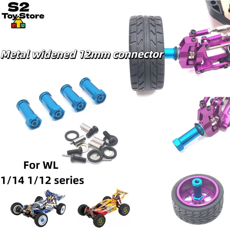 

Wltoys 12mm Wide Hex Adapters Metal Upgrade Modified Parts For 1/12 1/14 Scale RC Cars Remote Control Replacement Accessories