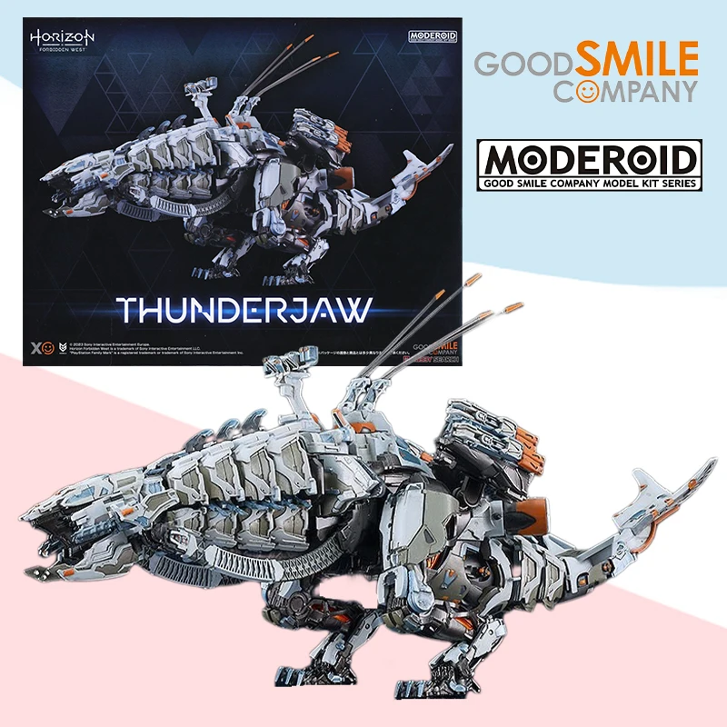 In Stock Good Smile Company MODEROID Horizon Forbidden West Thunderjaw Action Anime plastic model kit Assembly toy gift for kids