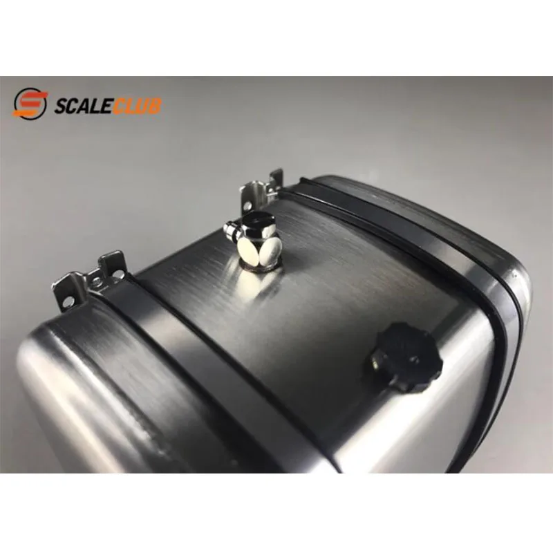 Metal Scaleclub Hydraulic Decorative Fuel Tank for 1/14 Remte Control Dump Truck Tamiyay DIY RC Car Model Acceossories Toys