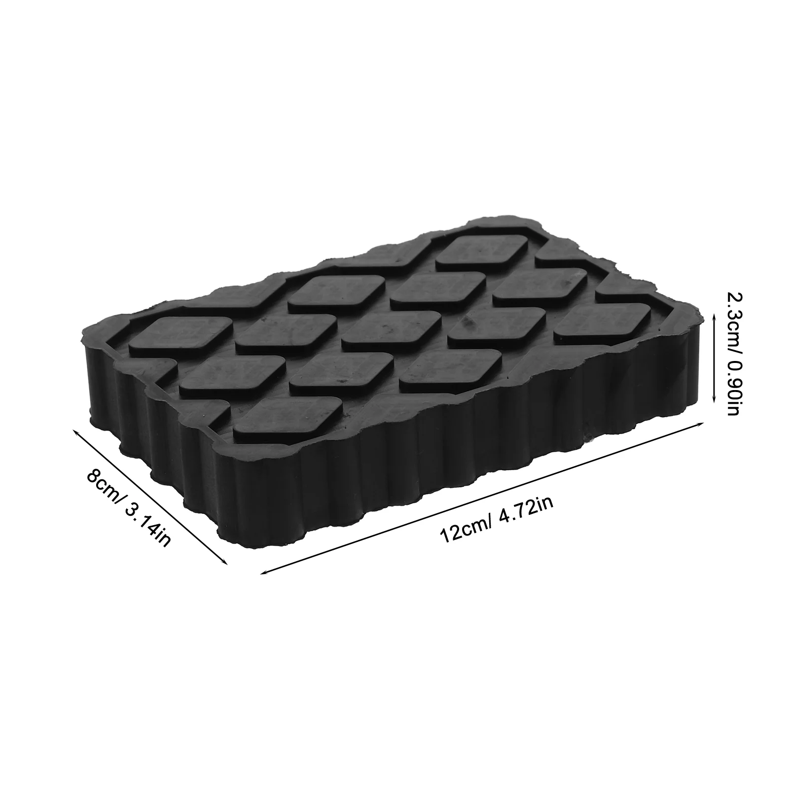 Car Jack Rubber Pad Camper Jacks Stabilizer Trailer Wheel Chocks Pads Rv Blocks Automotive