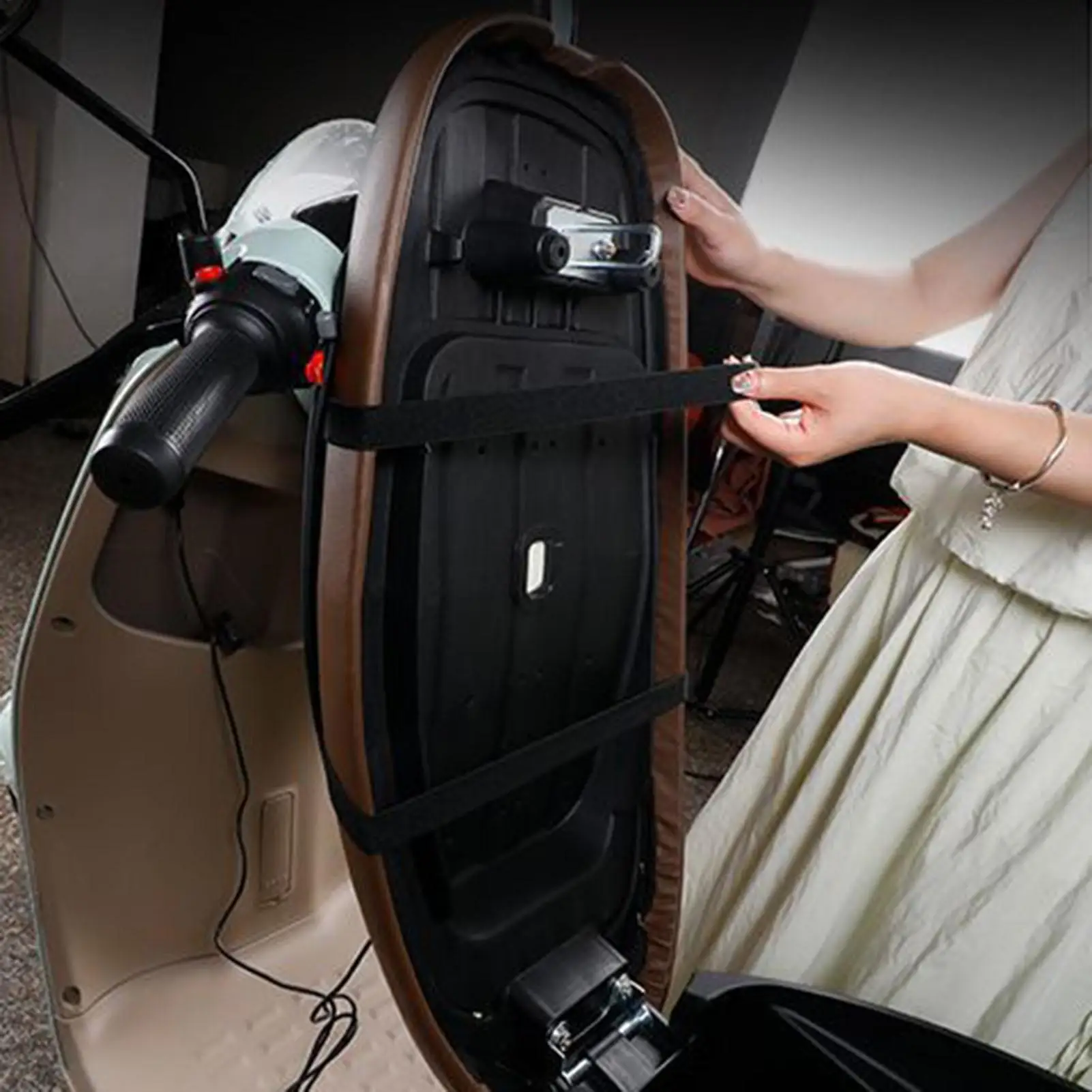 Chair Heating Pad 3-Level PU Leather USB Waterproof Cover Warmer Heated Seat Cover For Wheelchair Foot Leg Work Golf Stadium
