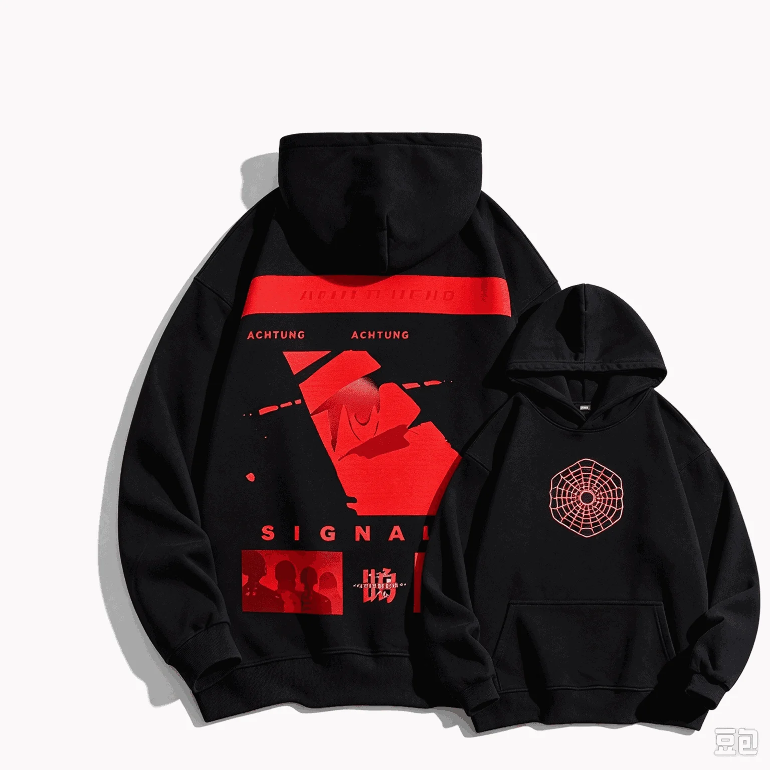 signalis Print hoodies Casual Loose Oversized Unisex sweatshirt Sports Graphic Retro Fashion Comfortable high quality Trendy tee
