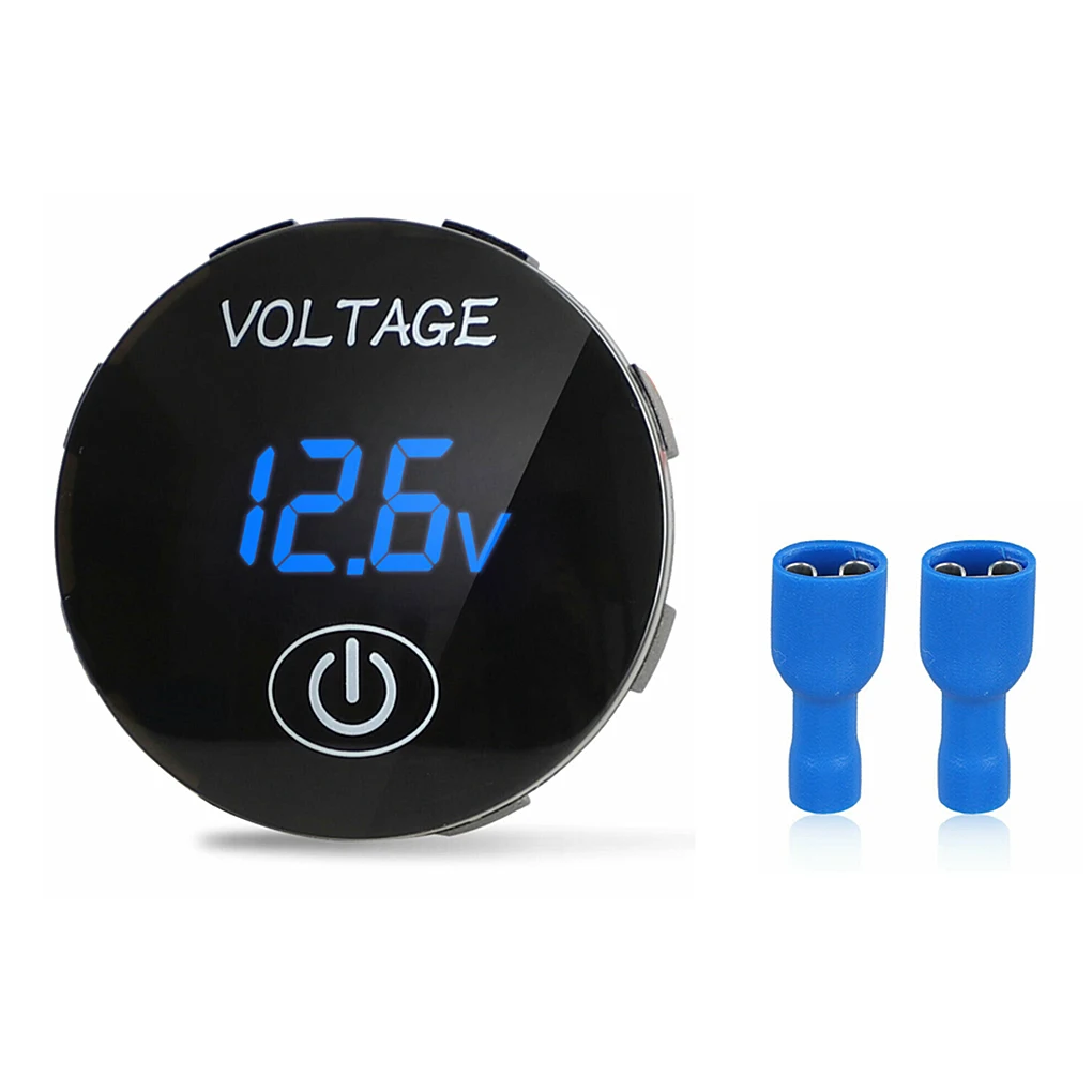 

Вольтметр постоянного тока 5 В-48 В с цифровым дисплеем, автомобильный измеритель напряжения, запасная часть IP65, водонепроницаемый аксессуар, автомобильный зеленый