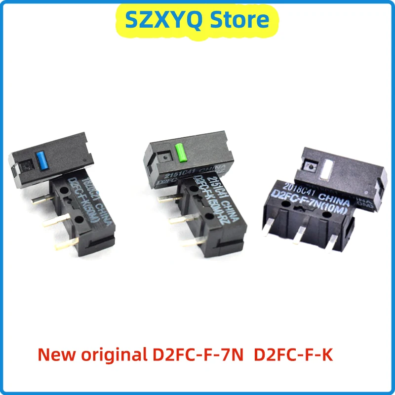 

20/50PCS Mouse Micro Switch D2FC-F-7N 10M 20M OF Mouse Button Switch D2FC-F-K 50M D2F