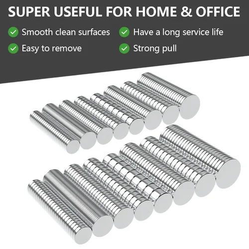 Imagen 2 del producto 8x2 10x2 10x3 12x2 15x2mm N35 imán de neodimio súper fuerte redondo NdfeB potentes imanes magnéticos permanentes imanes de refrigerador