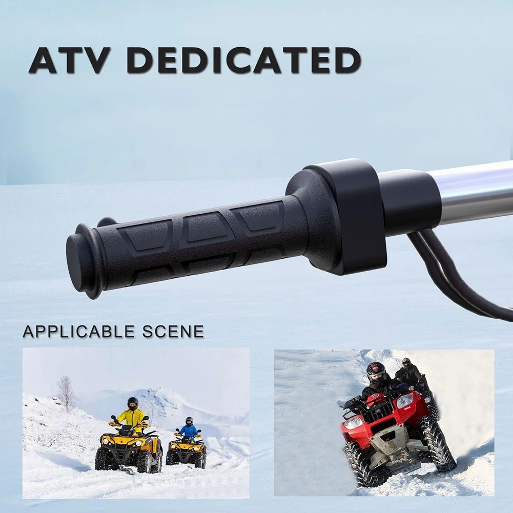 22mm Electric Heated Warm Hand Grips Third Gear Adjustable Motorcycle Hand Heated Grips Non-slip Hand Warmer Grip Waterproof