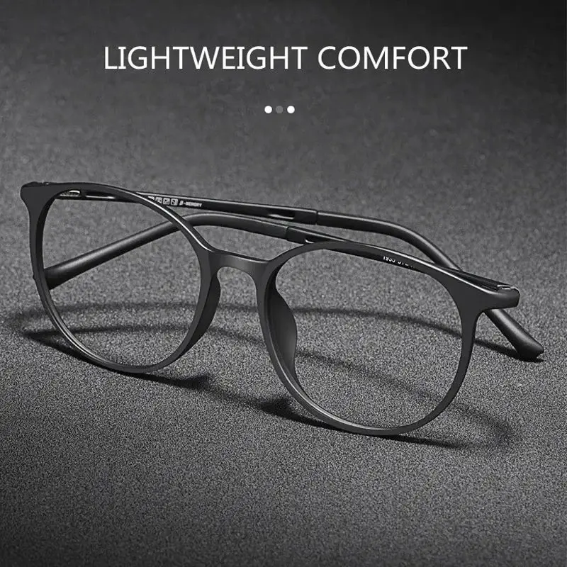 Ultraleichte TR90 Runde Fassung Progressive Multifokal-Lesebrille für Männer und Frauen Anti-Blaulicht Alterssichtbrille Runde Brillenfassung – Detail 3