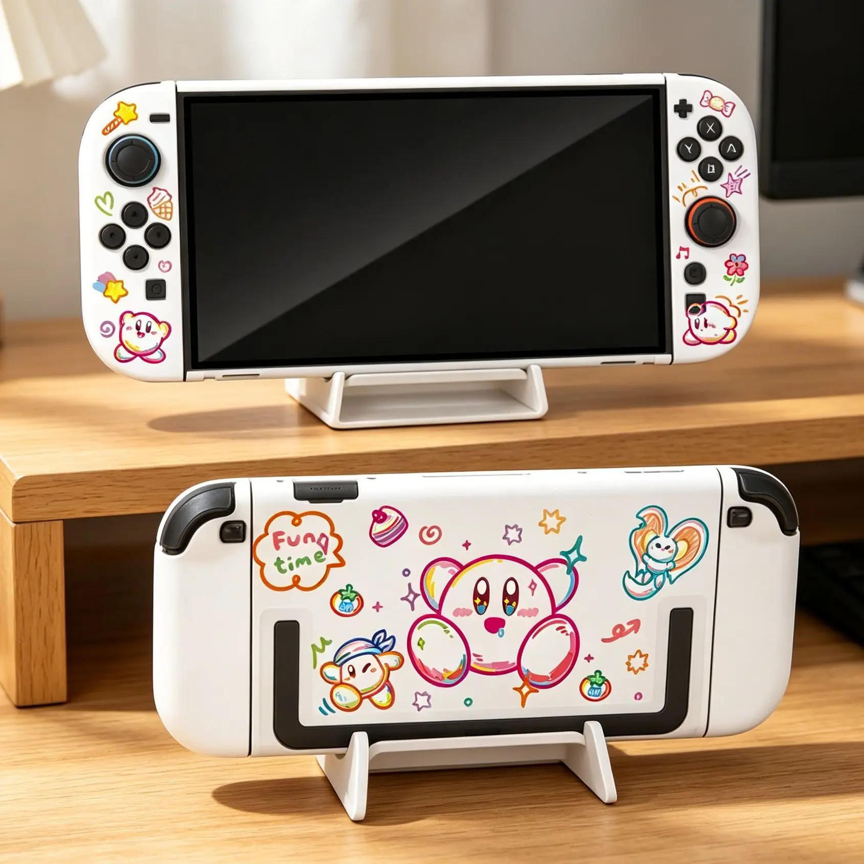 Kirby Protective Hard Case For Switch 2 Skin Friendly Split Joy Con Controller Cover Ns2 Gaming Accessories In Stock