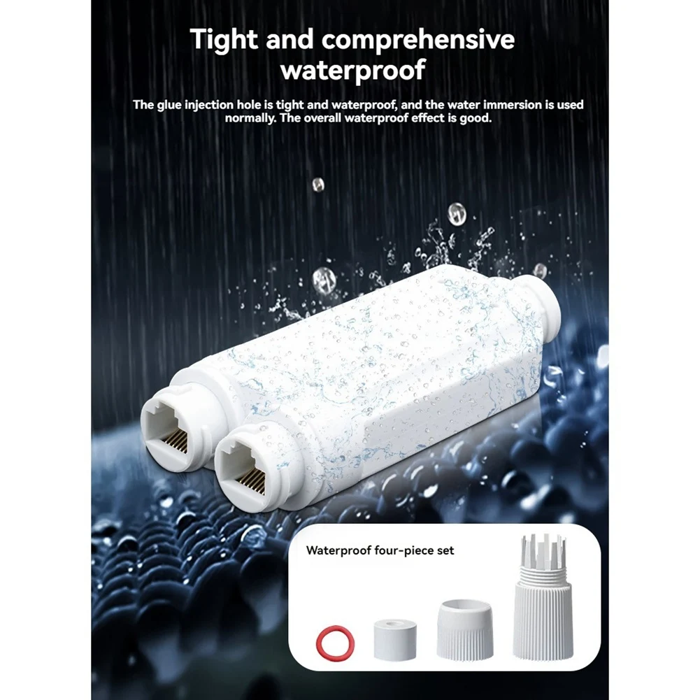 doyou Waterproof POE Repeater Extender IP66 10/100Mbps 500m Extension 48V Outdoor for POE Switch Camera