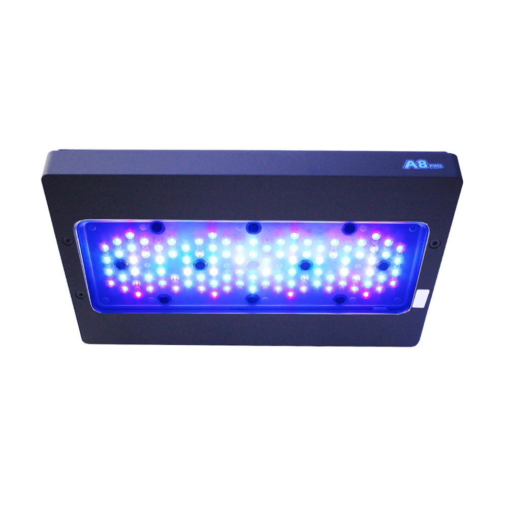 A8se Pro III MAX Blue 240W Marine Reef Aquarium LED Light 8 Channels Programmable Cre led Meanwell Driver for 36'' Aquarium