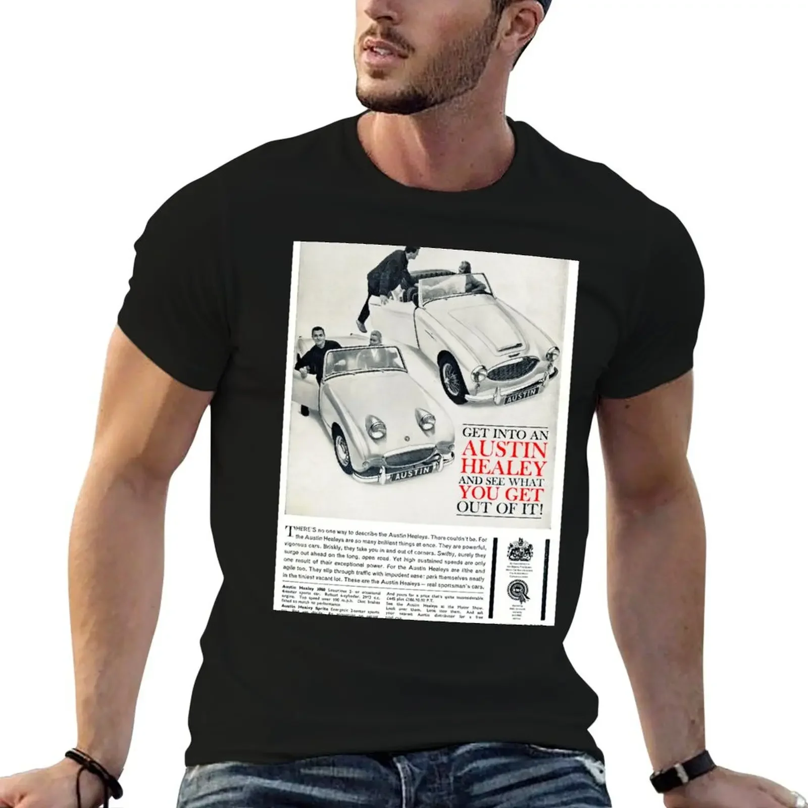 

Vintage Austin Healey advert T-Shirt Funny t-shirts cute tops t shirts men