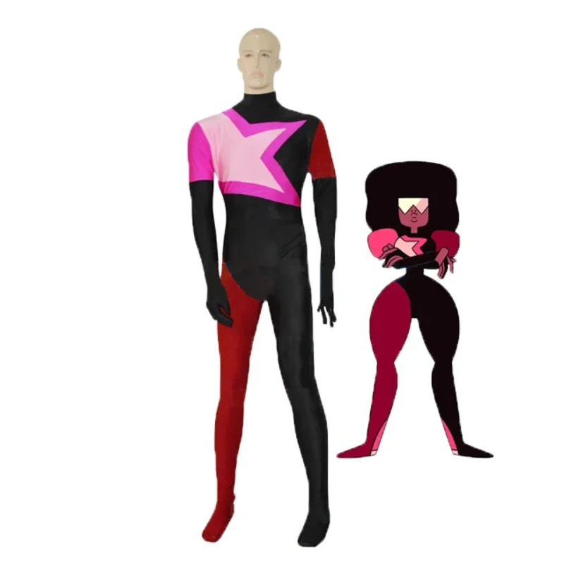 Costume de Cosplay grenat pour enfants et adultes, Costume Zentai pour femmes et filles, nouveau body de fête Steven Universe, 2025