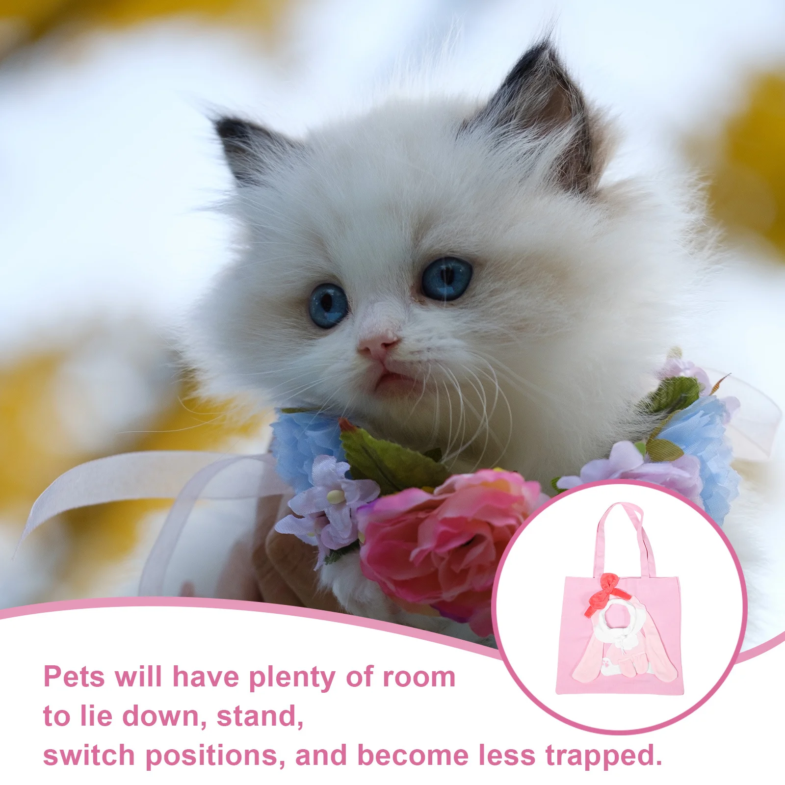 

Carrier Bag Comfortable Stable Material Pet Carrying Bag for Cats and Small Animals Cat Carrier Portable Pet Pouch
