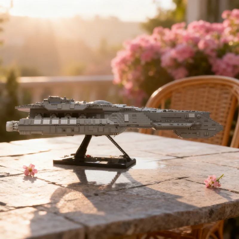 

9360 деталей MOC: Конструктор «Космический корабль USS Daedalus» — идеальный подарок на Рождество, развивающая игрушка для творчества и обучения, архитектурная модель