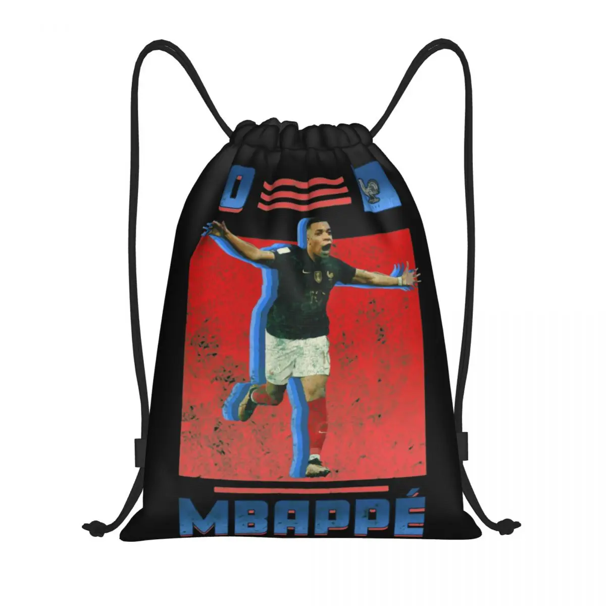 Drawstring Bags Gym Bag Kylianer And Mbappﾩ And Mbappe Schools   premium Backpack Rucksack Geeky