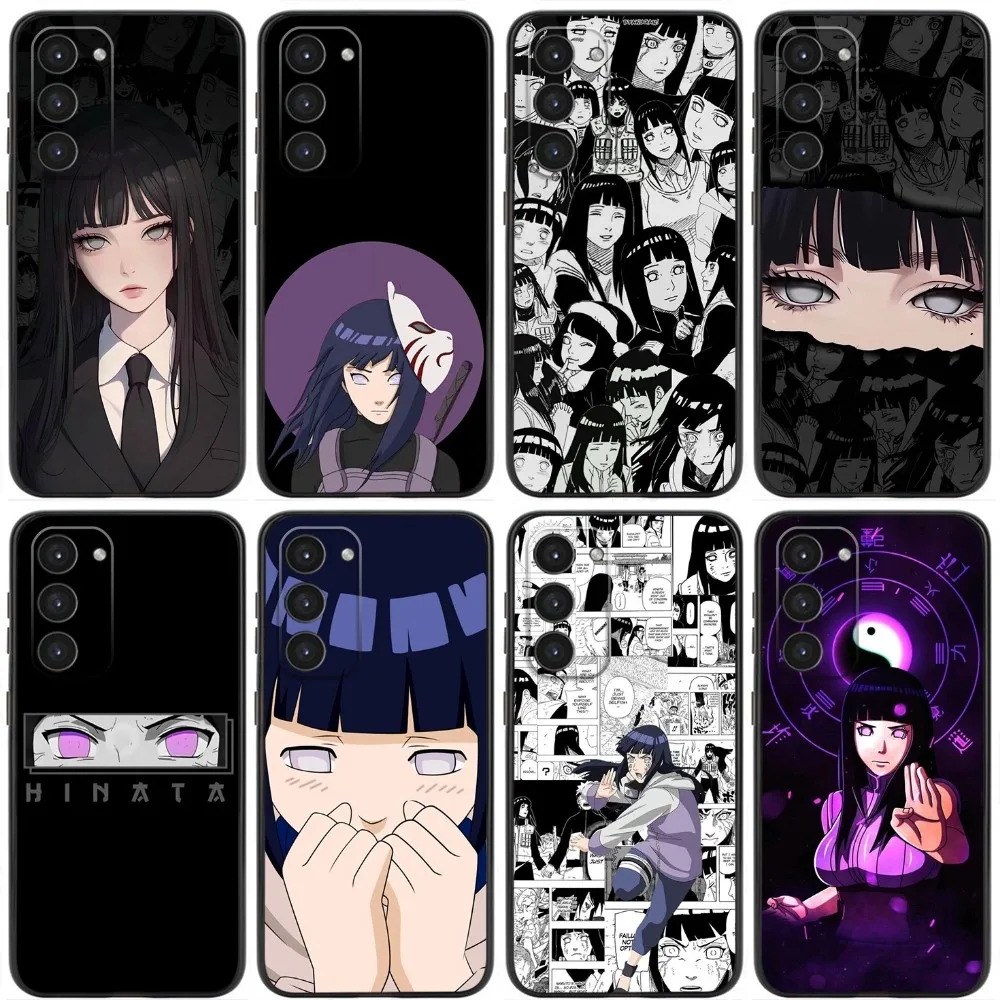 

H-Hinata Anime H-Hyuga Phone Case For Samsung Galaxy A20,A21s,A22,A31,A32,A52,A53,A72,73,A80,A91 Soft Liquid Silicone Black Case