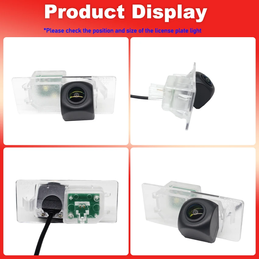 For VW T6 Transporter Caravelle Multivan 2016 2017 2018 2019 2020 HD 1080×720P Fisheye Rear View Camera For Volkswagen Car