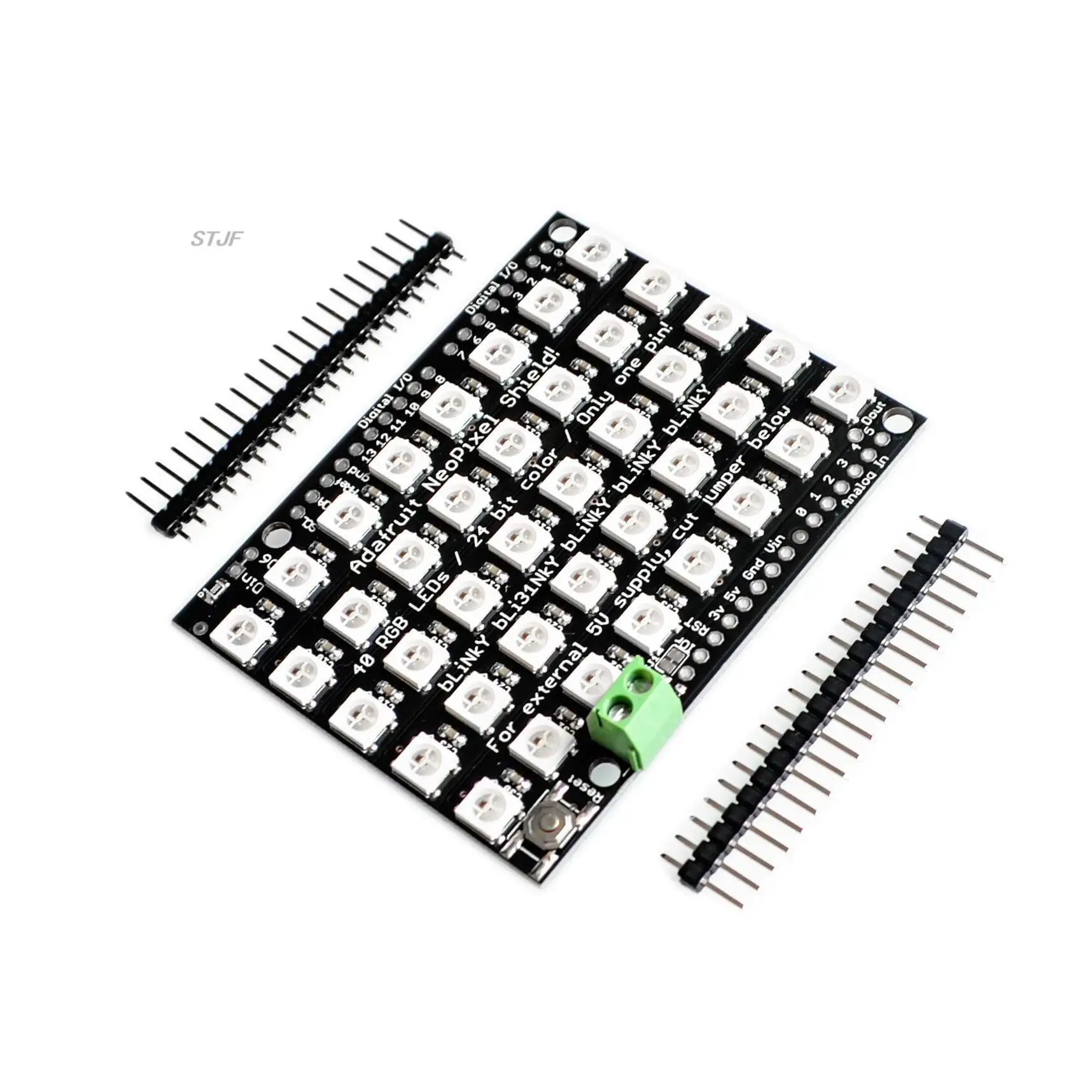 40 bit RGB LED WS2812 Pixel Matrix Shield