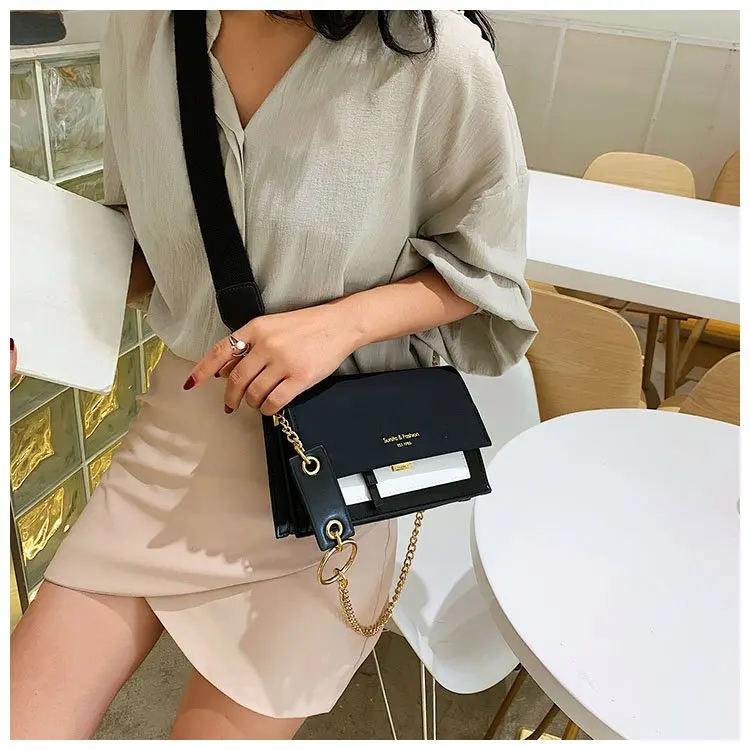 

2025 Spring New PU Small Square Shoulder Crossbody Bag - Matte Finish, Magnetic Buckle - Stylish Handbag for Casual Outings