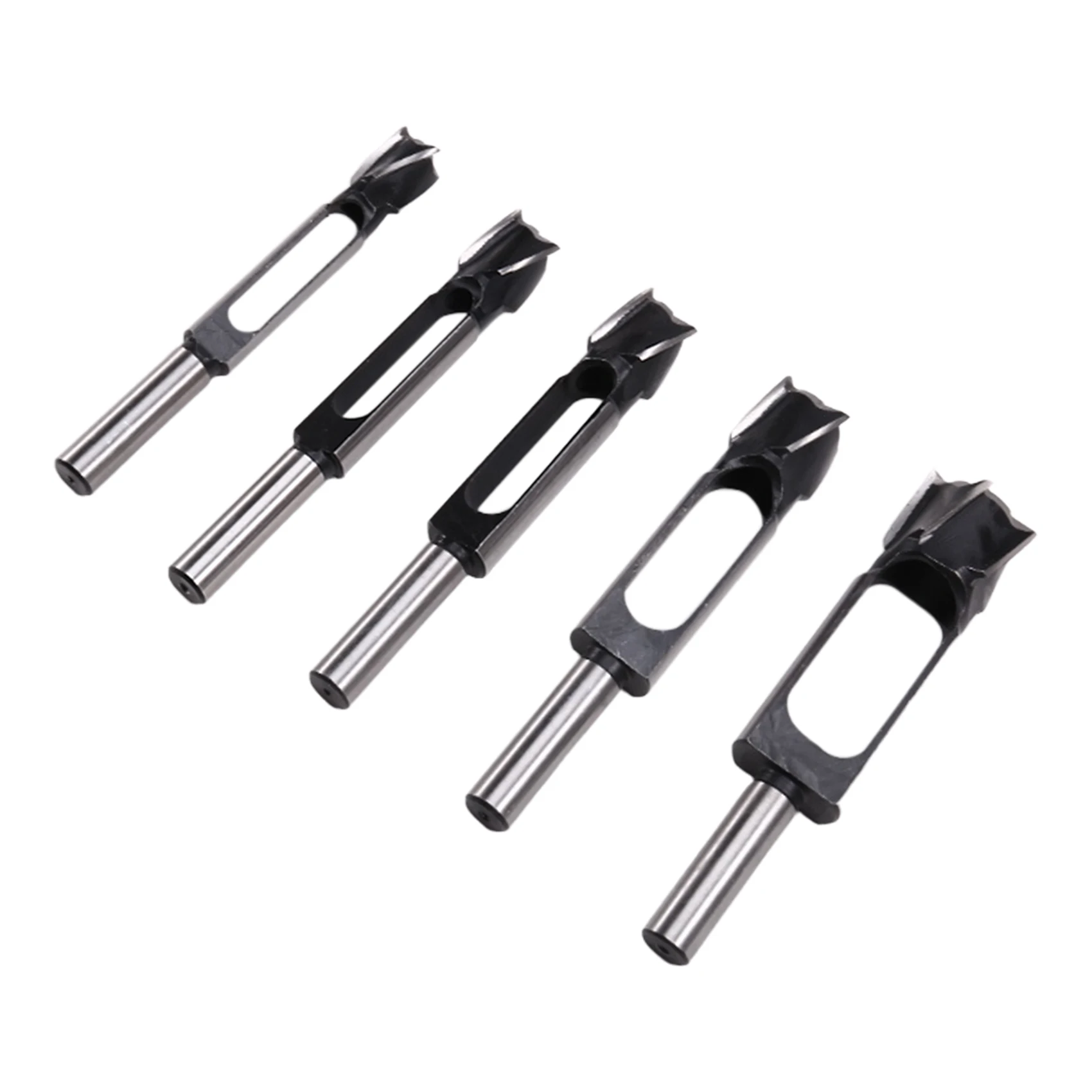 

RMWIN-Precision Woodworking With 5Pcs High Speed Steel Drill Bits, 8-20Mm Round Bar Cutters - Perfect For Tenons And Holes