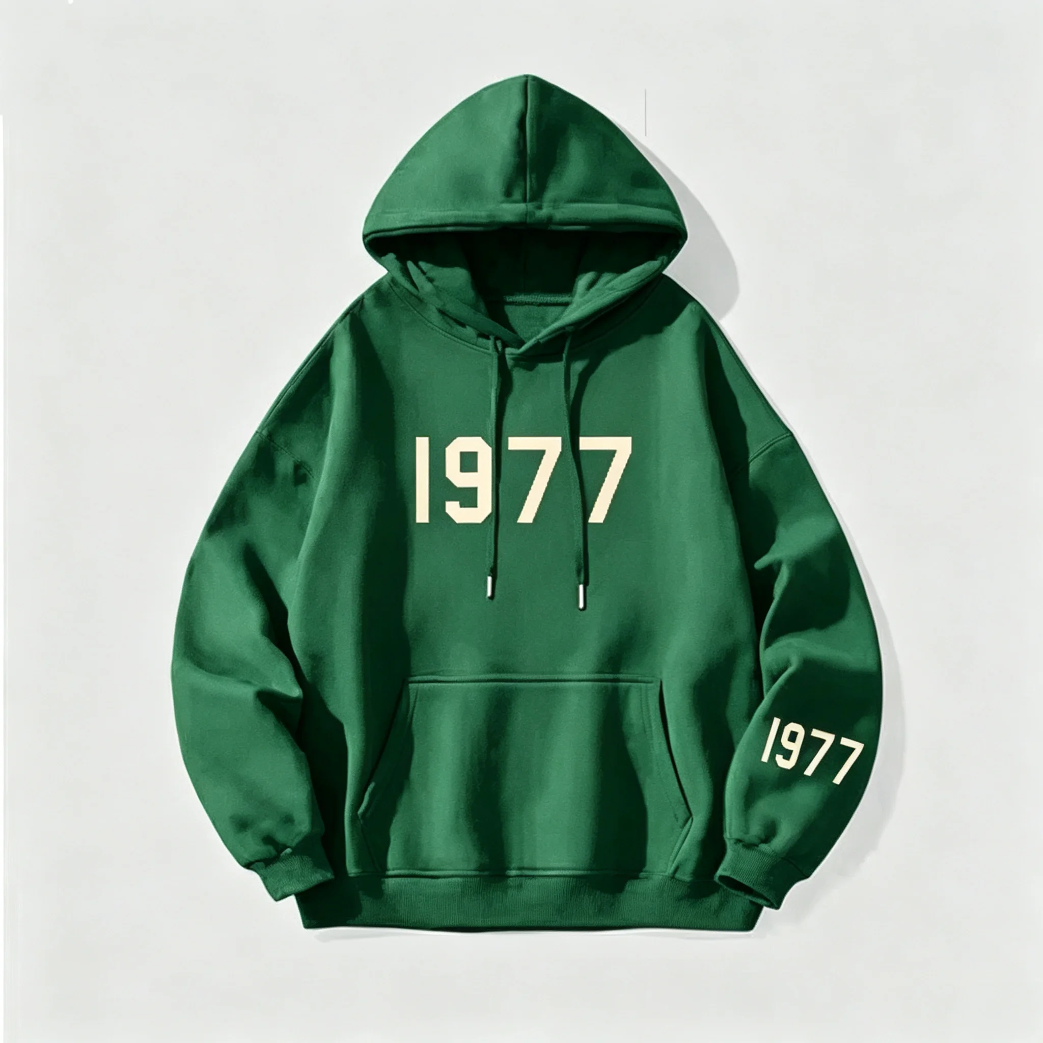 Neuer 1977 Luxus-Marken-Grafik-Hoodie für Herren und Damen, Oversize, weicher Streetwear-Pullover für den Alltag, Sportbekleidung, Sweatshirt – Detail 9