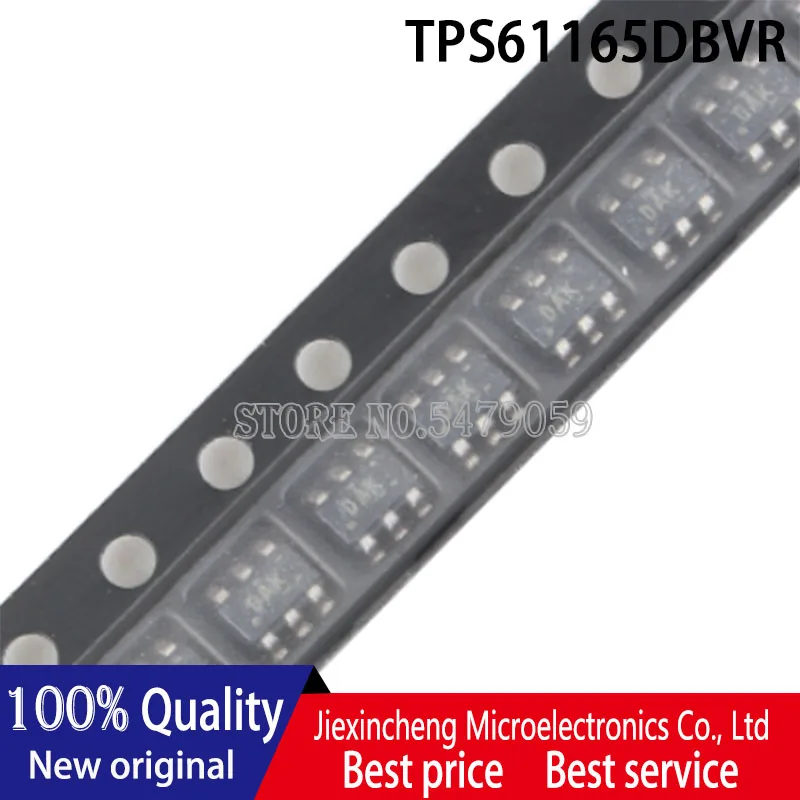 10PCS TPS61165DBVR marking:DAK TPS61165 TPS61165DBV SOT23-6 New original