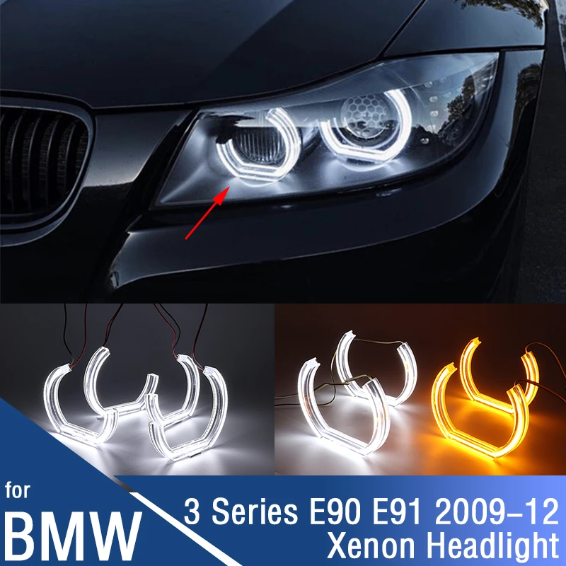 

for BMW 3er E91 E90 LCI 316i 318i 320i 320si 323i 325i 328i 330i Xenon Angel Eyes Light