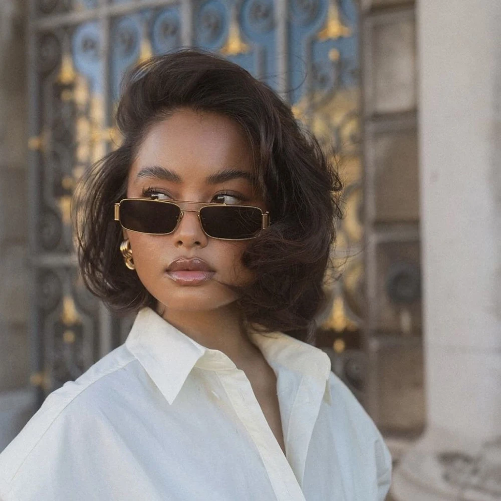 Black Curly Pixie W… - image