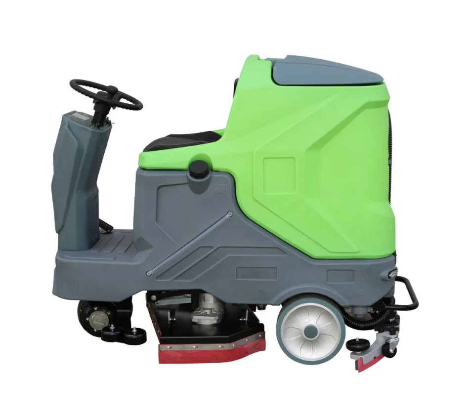 70/90L High Efficiency Electric Ride on Floor Scrubber Cleaning Machine