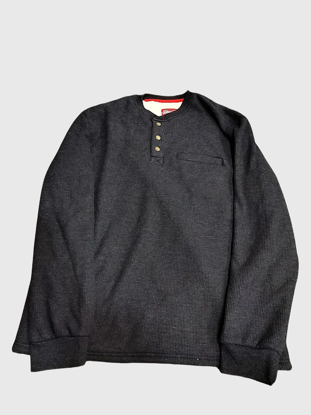 

Warmth Thiened Knitted Lamb Velvet Sweatirt Henry Collar American Sle Winter Men's Faion Casual Long Sve Sweater