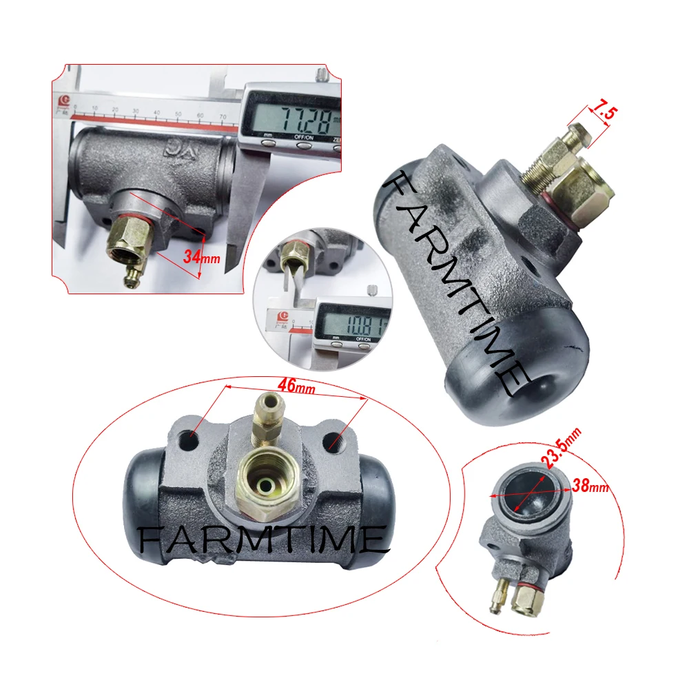 Brake cylinder kit for small sized wheeled loader like ZL12