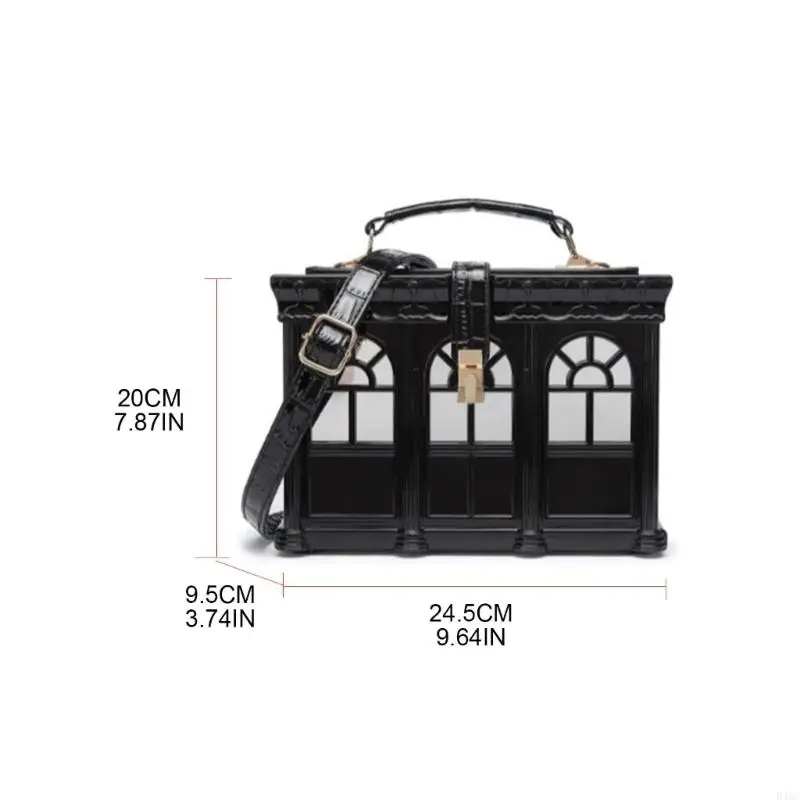 D46C Kobiety akrylowe domowe torba crossbody stylu wieczorna torebka torebki torebki na ramię