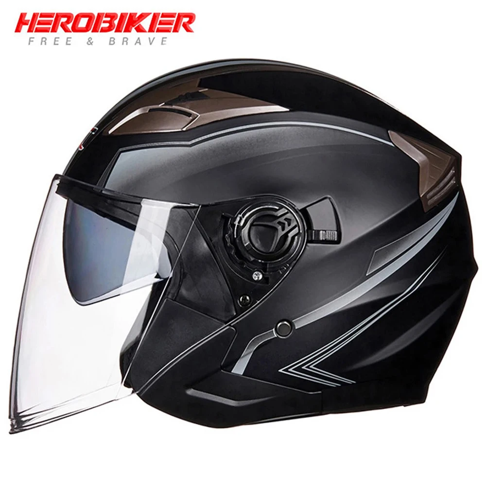 

Мотоциклетный шлем, мужской и женский четырехсезонный полузакрытый защитный шлем, внедорожный гоночный мотоциклетный шлем