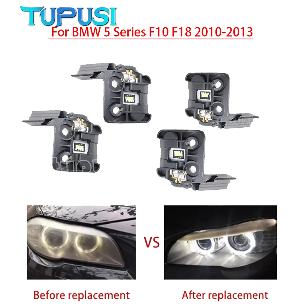 White Angel Eye For BMW 5 Series F10 F18 2010-2013 Daytime Running Lights Ballast Light Source Module Car Headlight CHIP