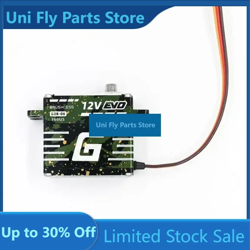 UniFly 1pcs Excellent GDW g28-06 28kg torque 12V high voltage helicopter