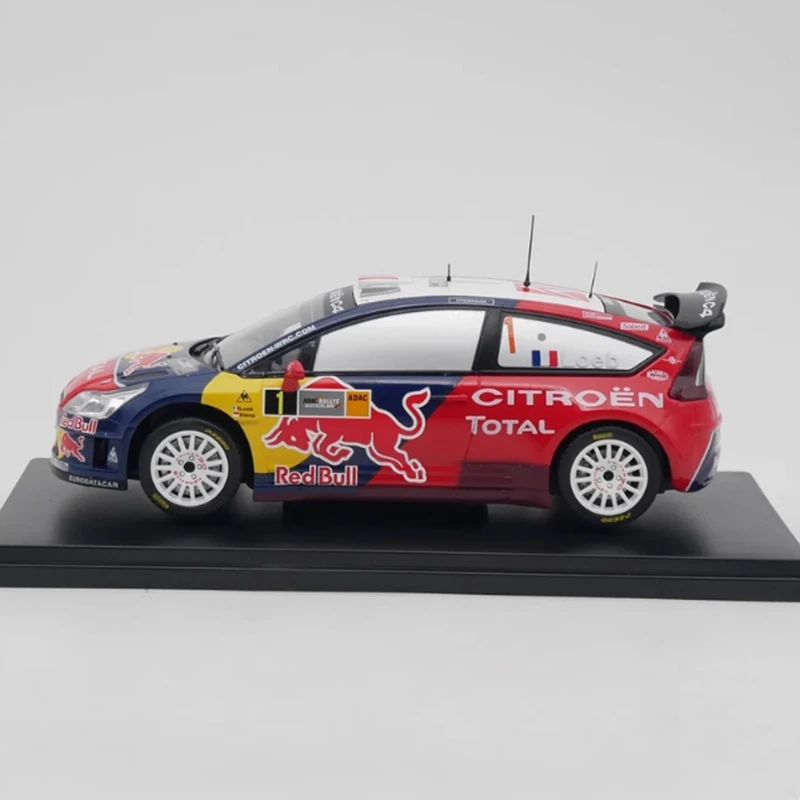 IXO Diecast 1:24 مقياس سيتروين C4 WRC 2008 رالي سيارة سبيكة محاكاة نموذج سيارة جمع الديكور دمى هدايا العرض