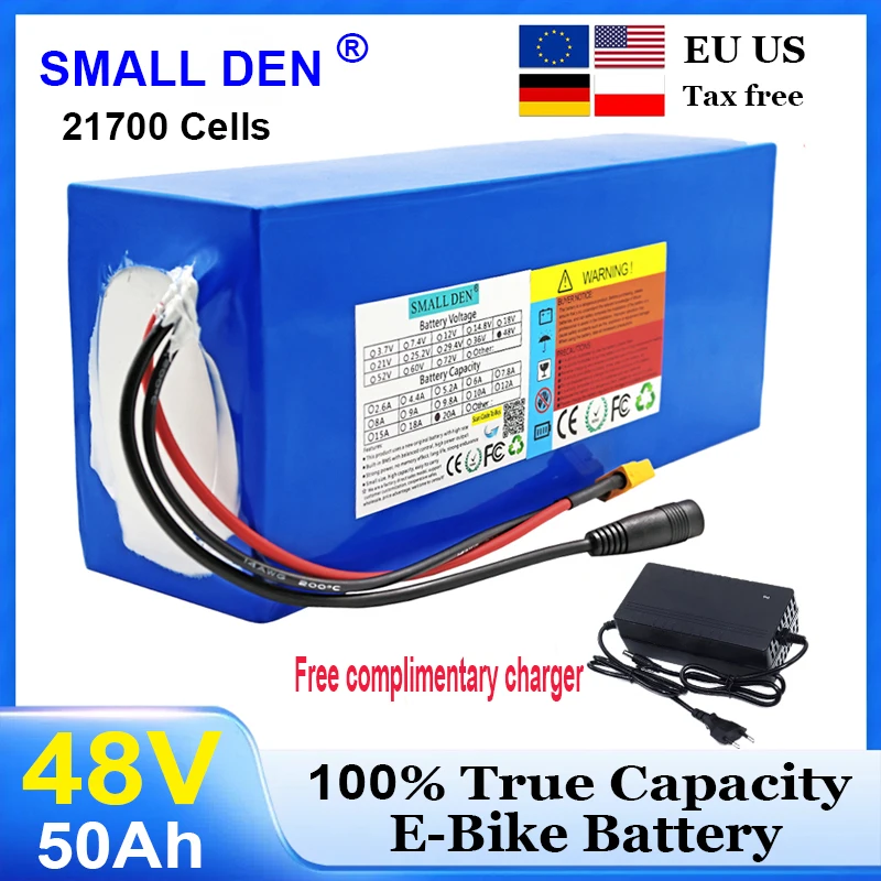 

48V 50ah 45ah 40ah 35ah 30ah 25ah 20ah 15ah 10ah ebike battery 21700 5000mAh Battery Pack For Electric bike Electric Scooter